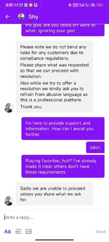 再次实测Chipper客服不满足你的要求 骂就完了 如果还是不满足你的要求 就多骂一会儿DP： 屠尽奸邪笑苍天🌠频道： @ArgunRiver🌌联系： @RightBankk