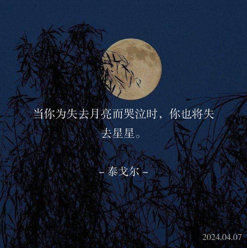 ⛱️标签：#一言 #晚安🌠频道：@ArgunRiver🌌投稿：@ArgunRiver_bot