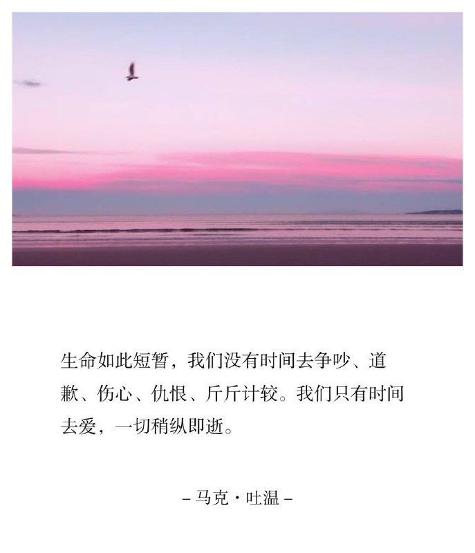 ⛱️标签：#一言 #晚安🌠频道：@ArgunRiver🌌投稿：@ArgunRiver_bot