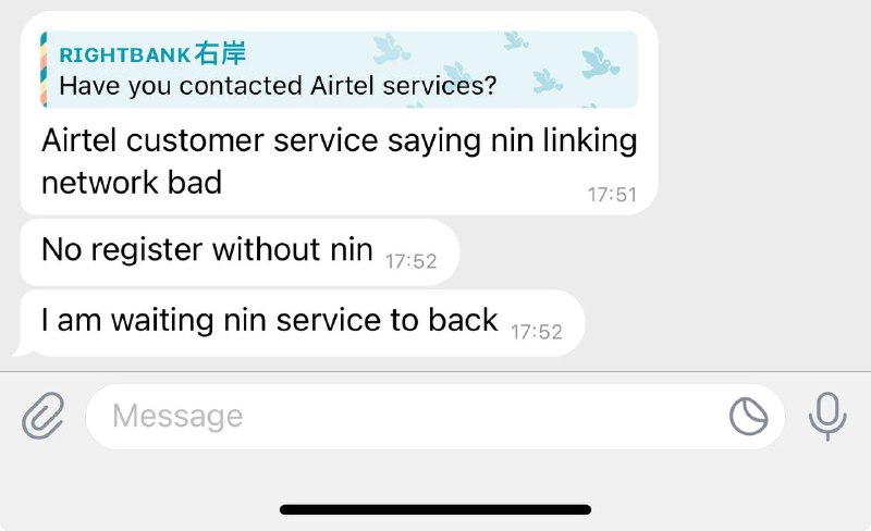 别整天Airtel了Airtel的开卡系统也崩了无奖竞猜：MTN的信号先恢复？OrAirtel的开卡系统先恢复？